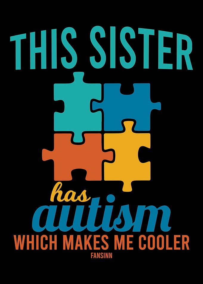 Autism sister girl woman m