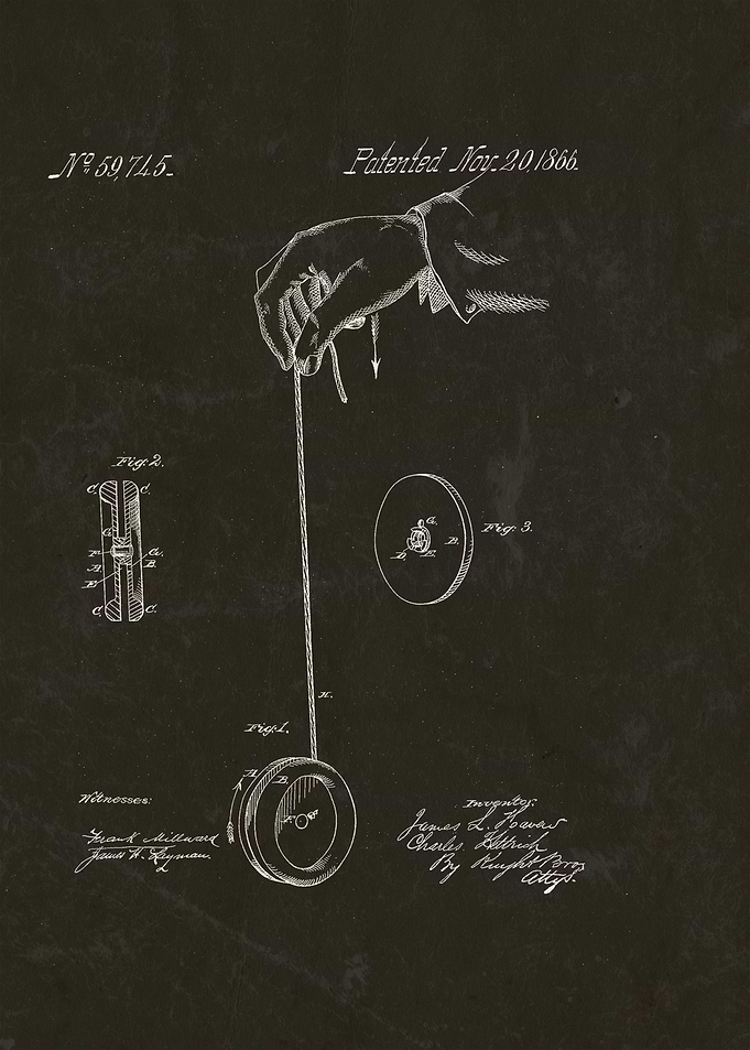 Yoyo Patent 1866