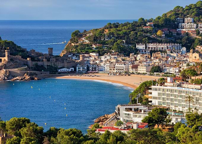 Tossa de Mar in Spain