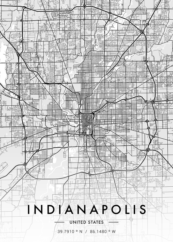 Indianapolis City Map