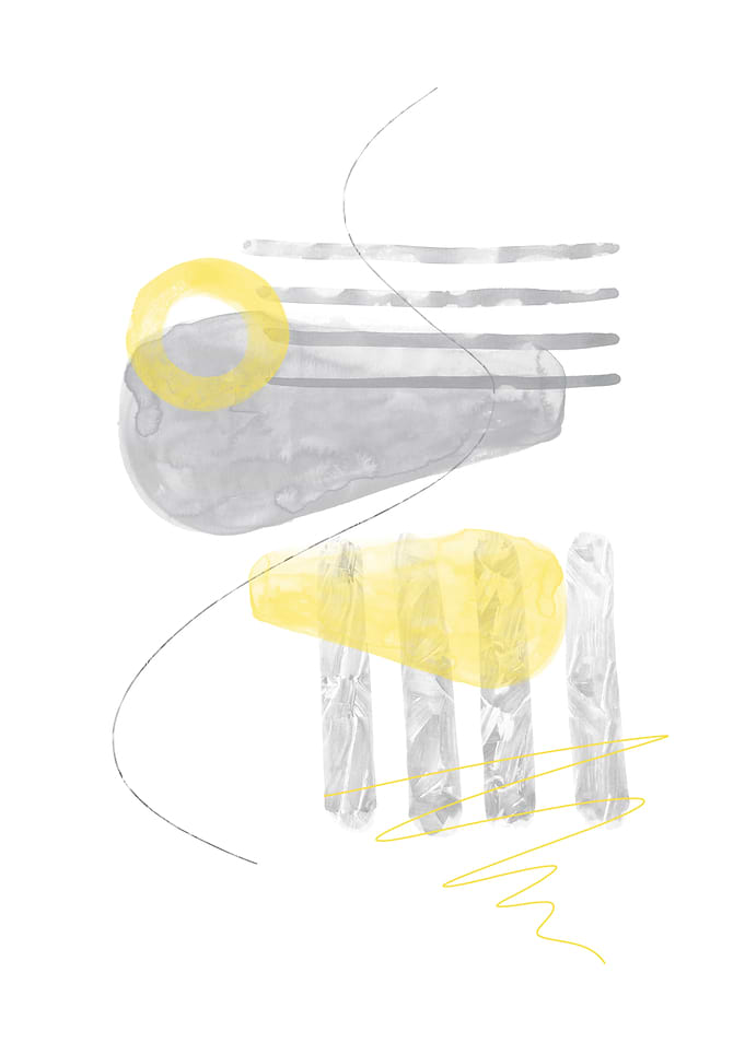 Watercolor Shapes No 3