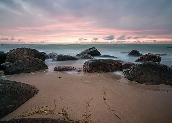 Rocks on a beach