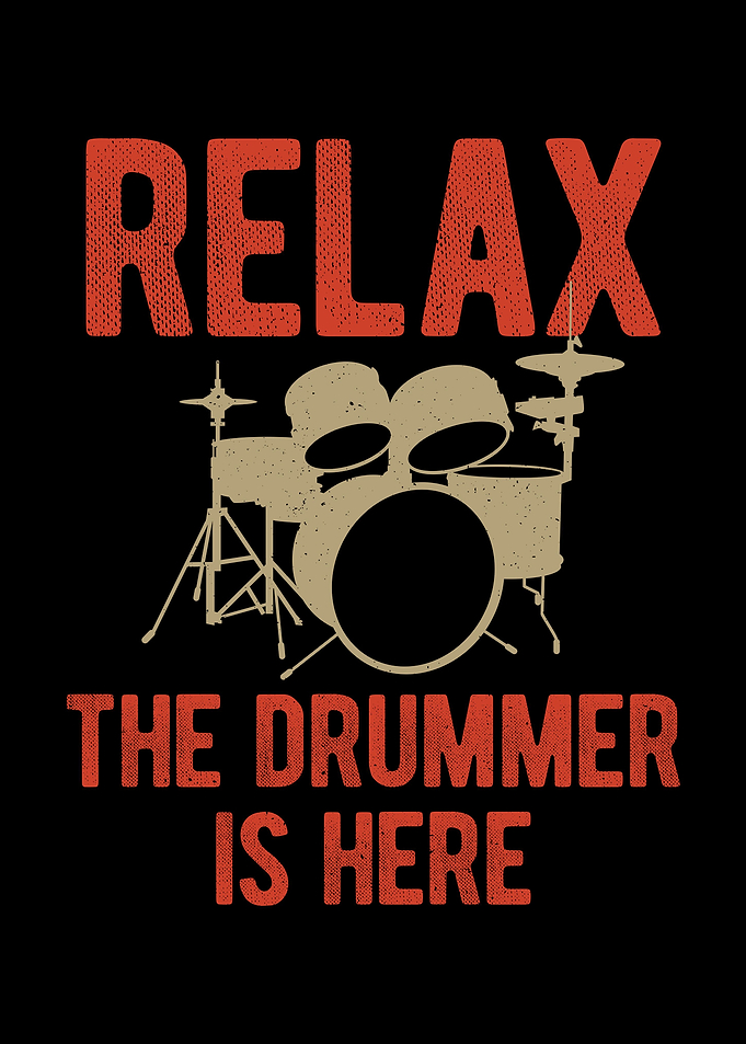 Funny Drummer Drum