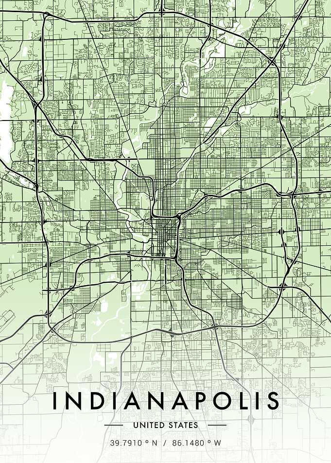 Indianapolis City Map