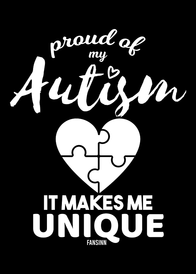 Autism Awareness Heart Lov