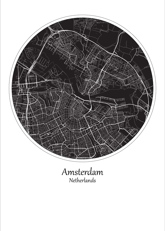 Amsterdam Netherlands Map