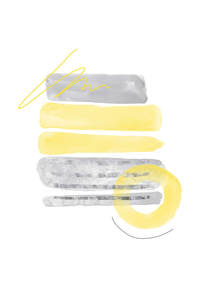 Watercolor Shapes No 1