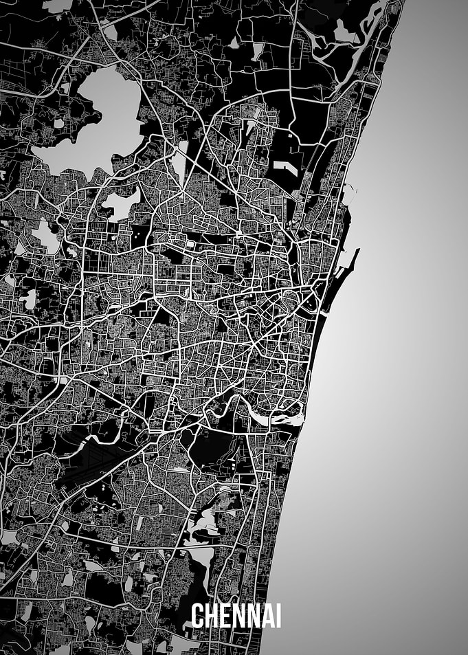 Chennai dark map