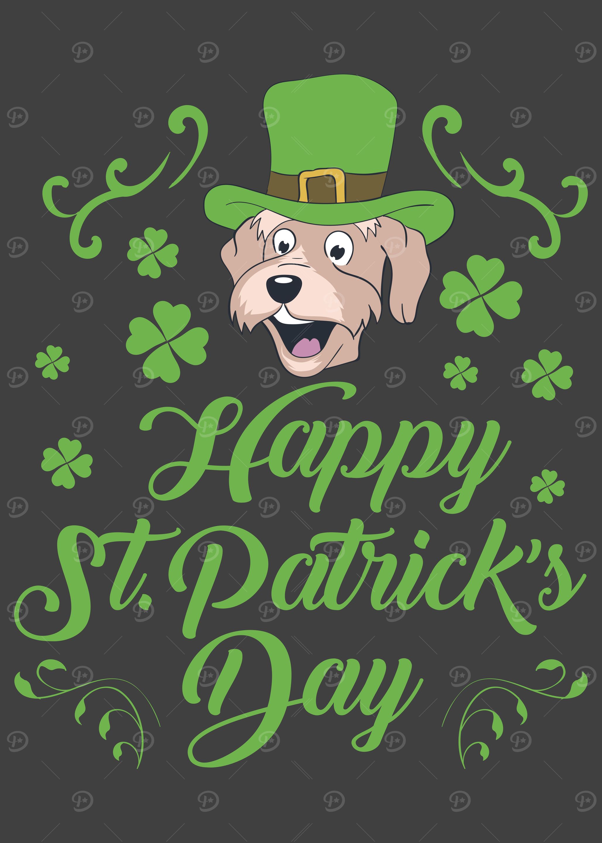 Happy St Patricks Day Dog