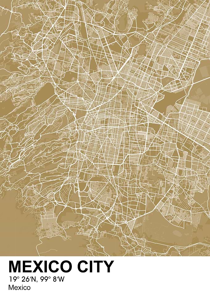 Mexico City color map