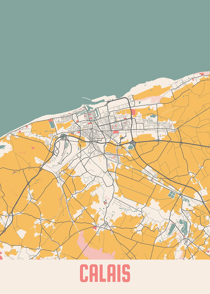 Calais Chalk Map