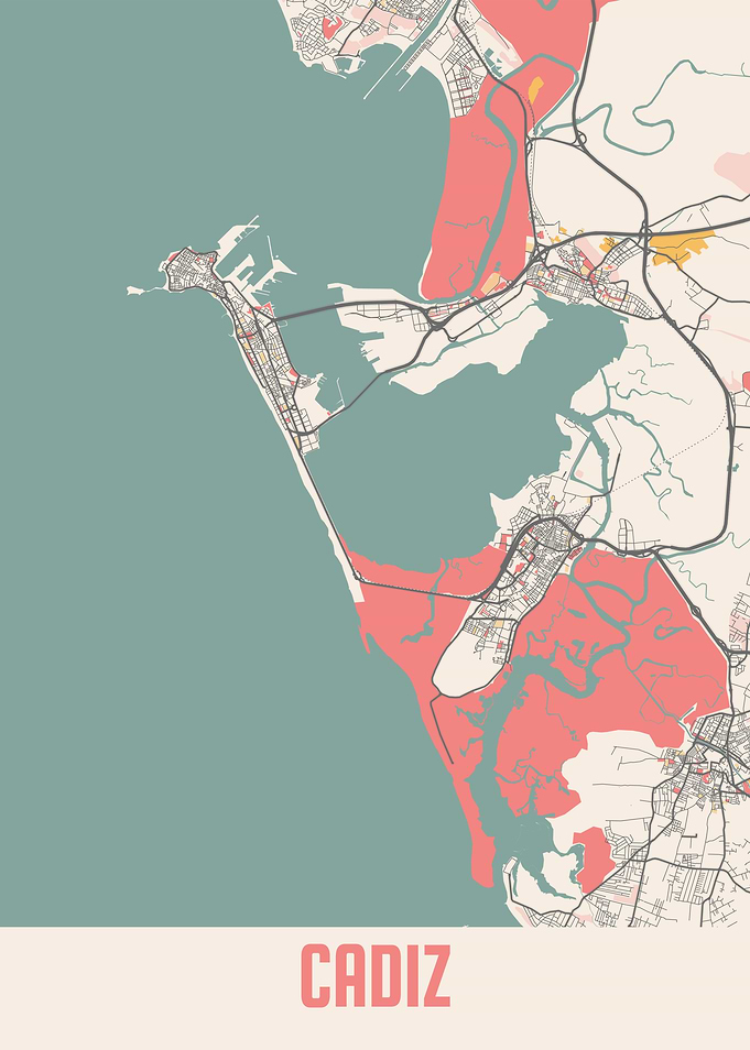 Cadiz Chalk Map