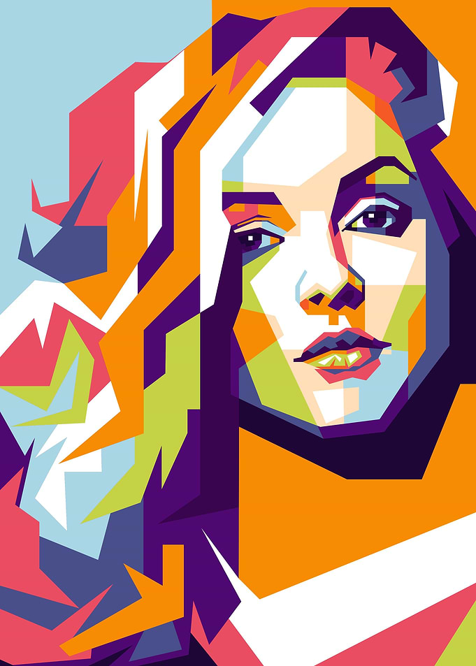 lady in wpap art