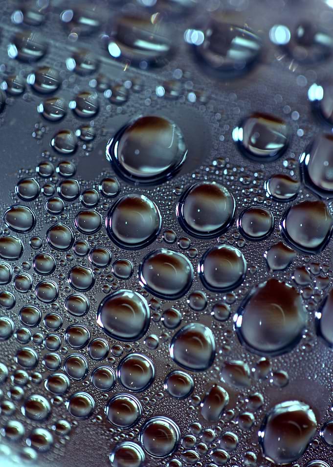 Droplets macro background