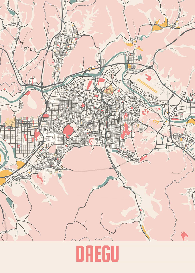 Daegu Chalk Map