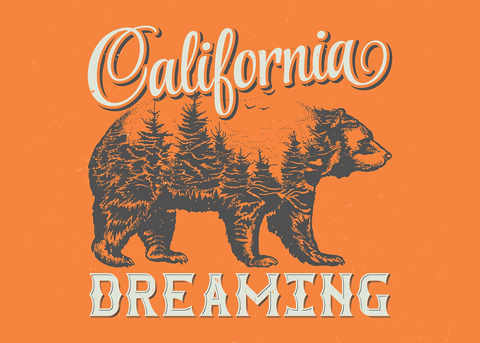 California Bear Dreaming