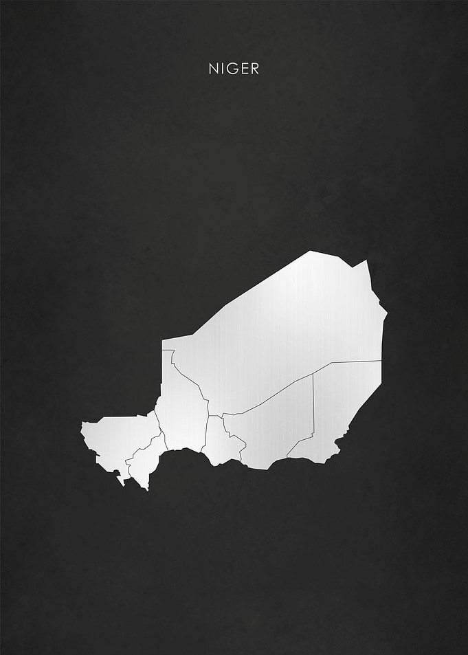 Silver Niger Map