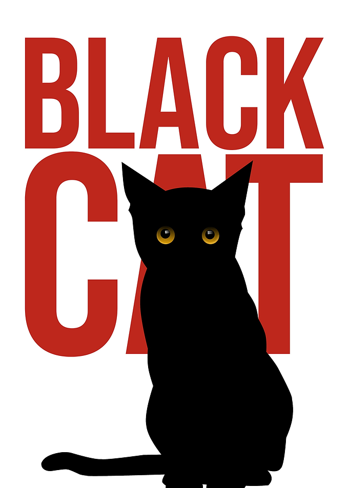 Silhouette Black Cat
