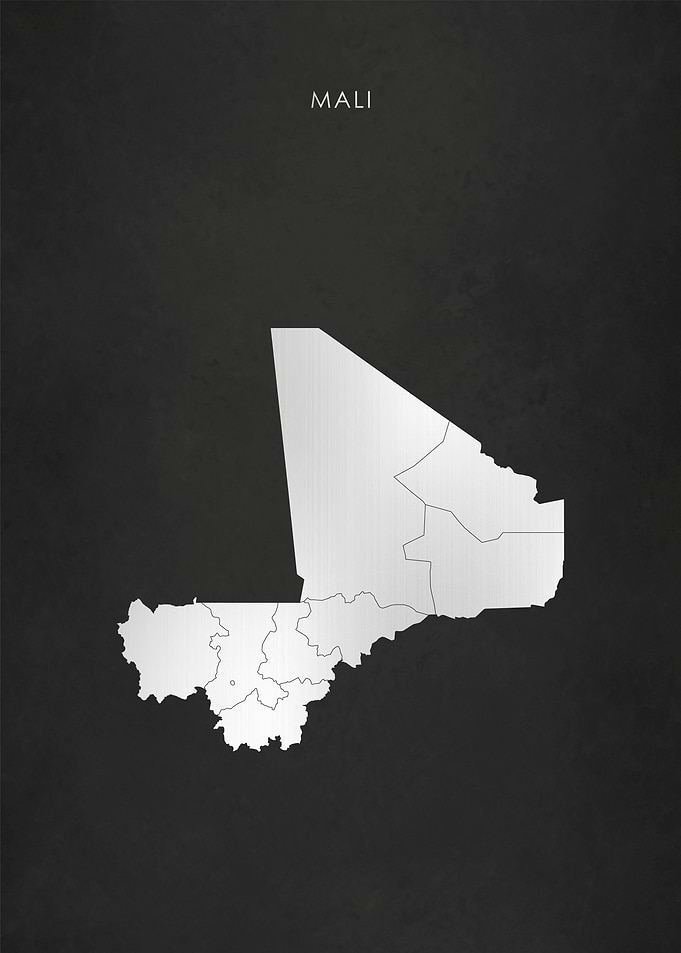 Silver Mali Map