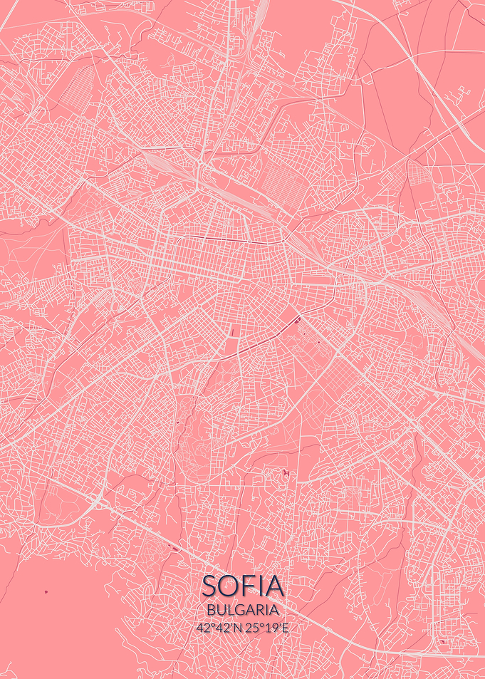Sofia Pink Rose Map