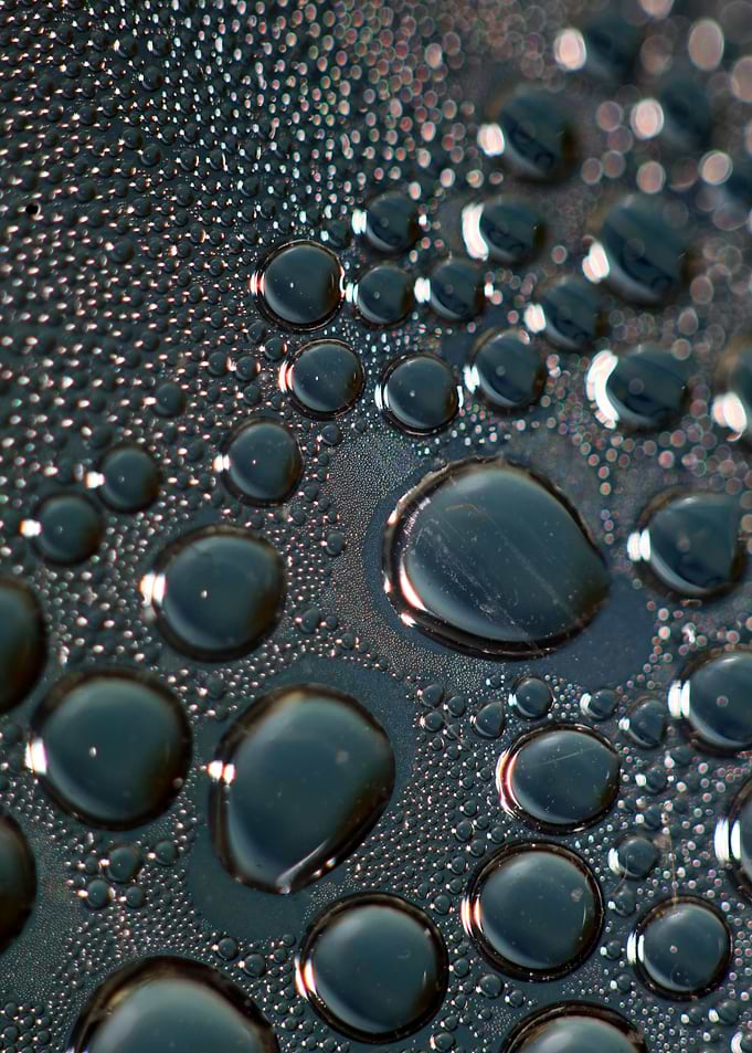 Droplets macro background