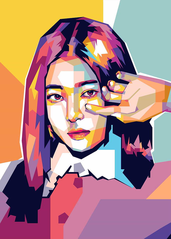 Kim Min ju pop art 1