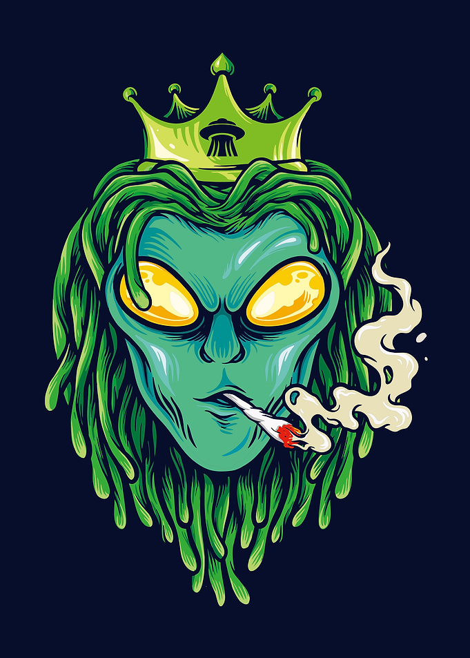 Alien weed smoke