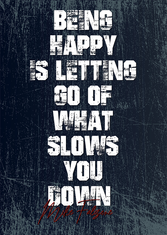 being happy
