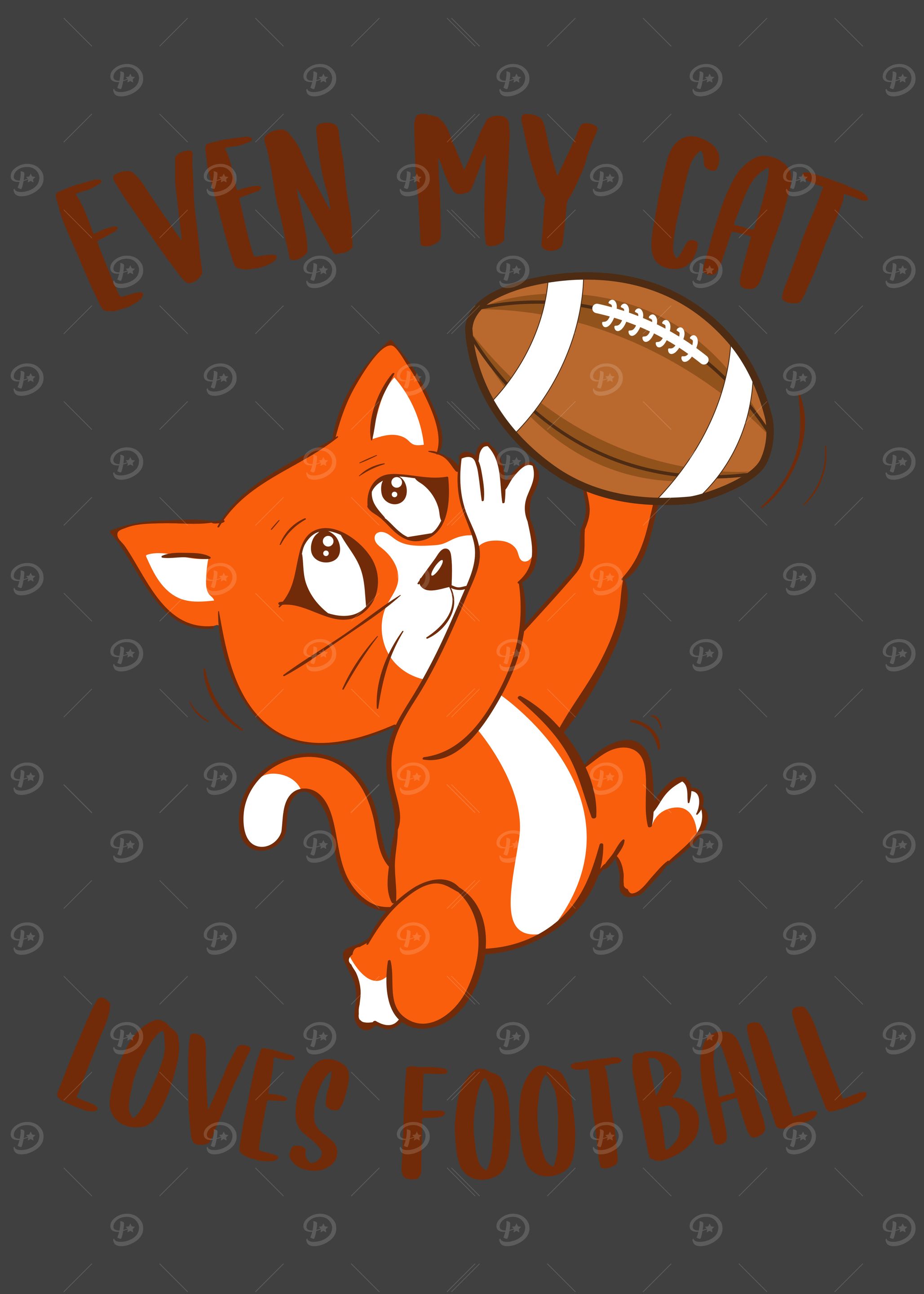 Even my Cat loves Football