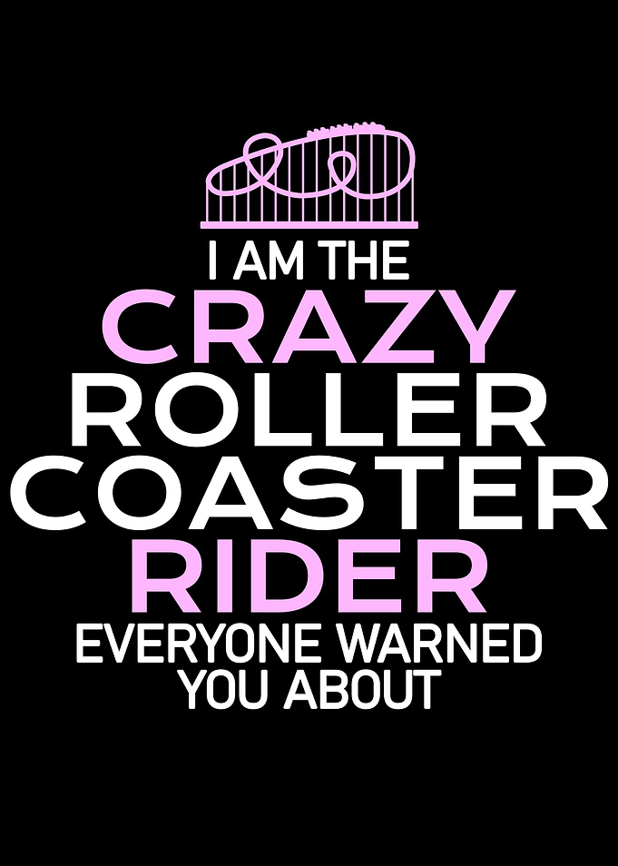 crazy roller coaster rider