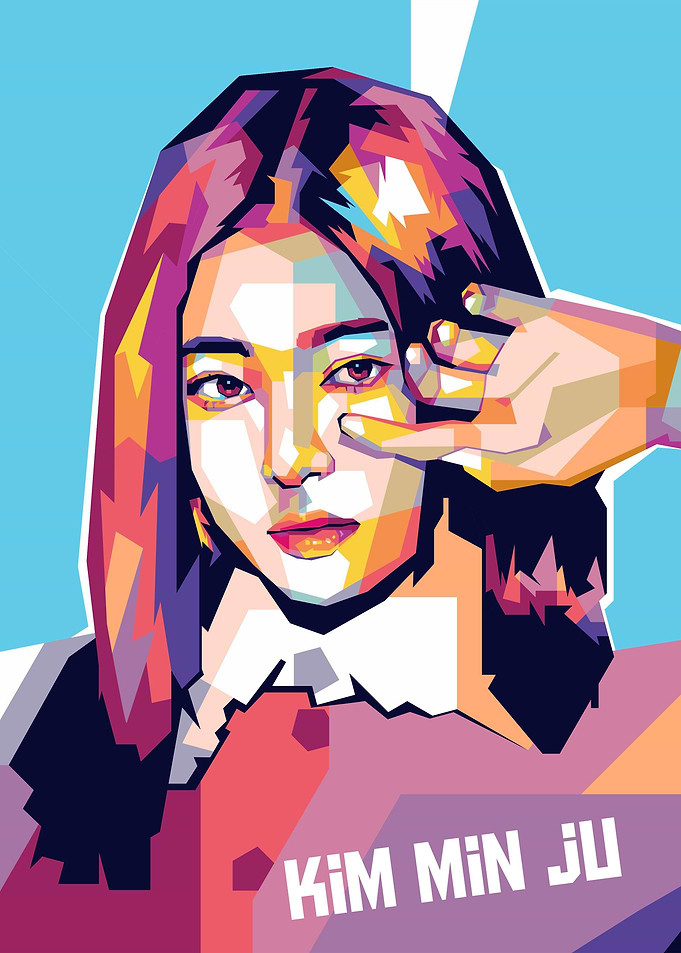 Kim Min ju pop art 3