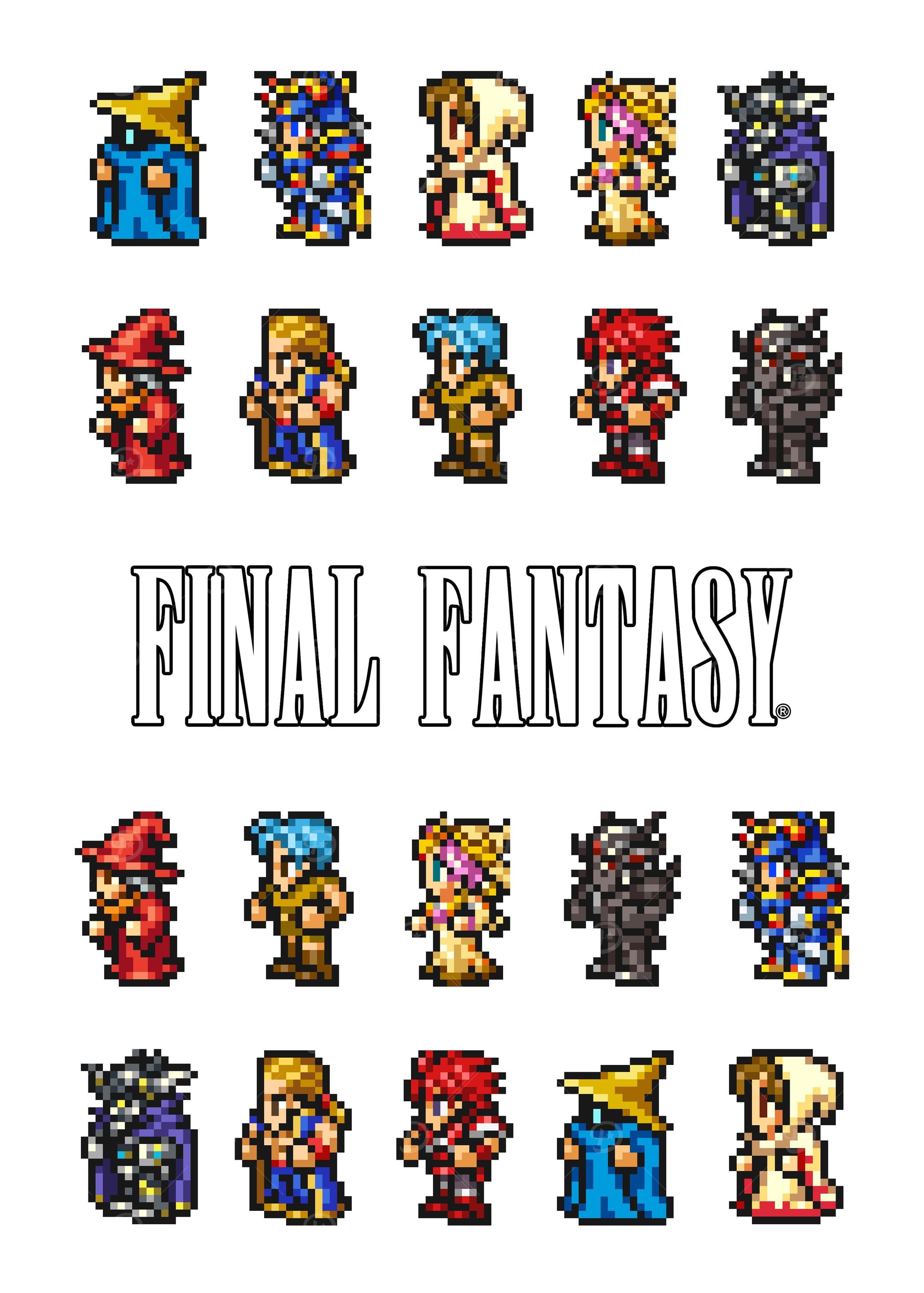 Final Fantasy Pixel Art