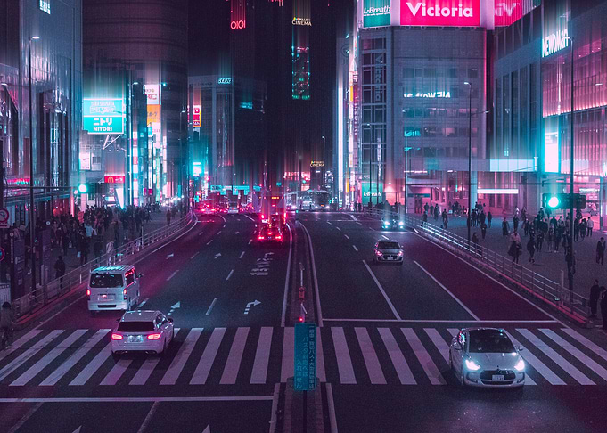 Cyberpunk Tokyo Shinjuku