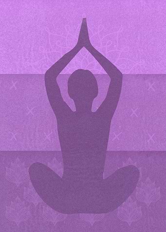 Yoga with Purple Chakra