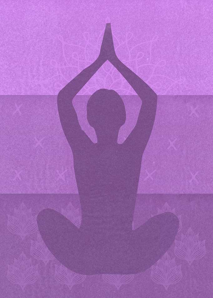 Yoga with Purple Chakra