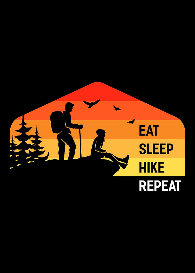 Hiking Camping Mountains