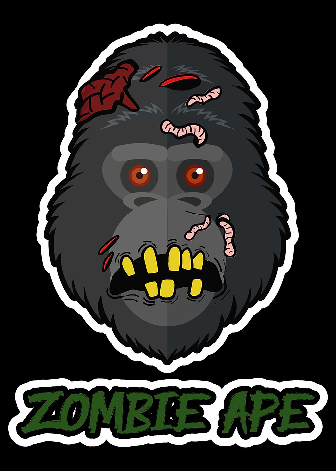 Zombie Ape Halloween Fan