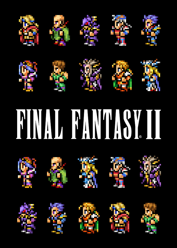 Final Fantasy II Pixel Art