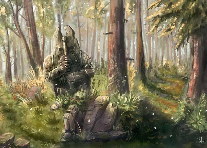 The lonely king