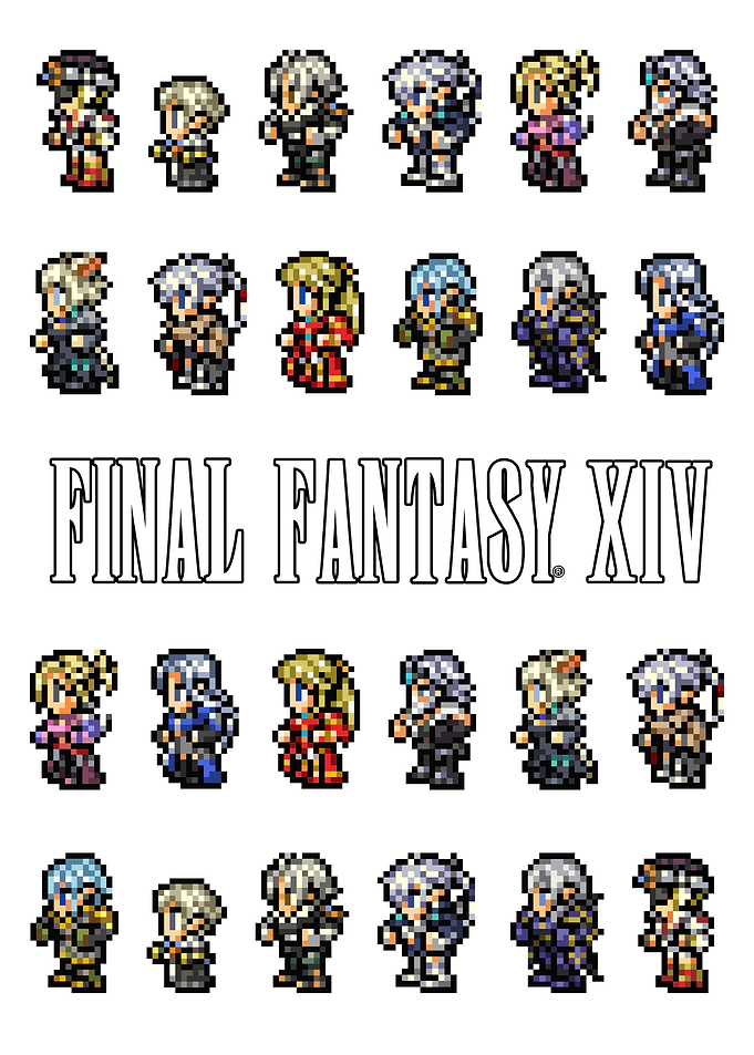 Final Fantasy XIV Pixel