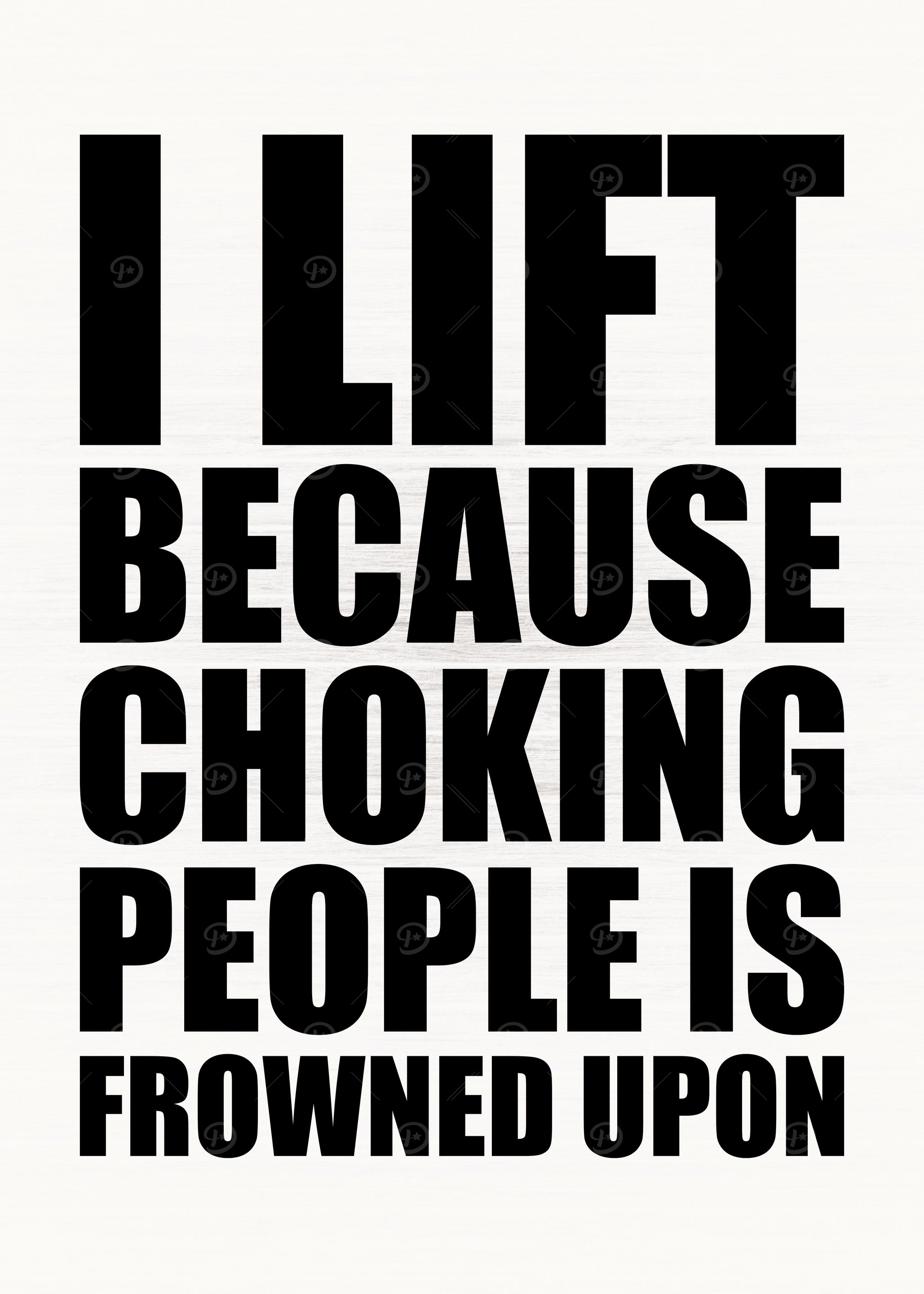 Lifting vs Choking People