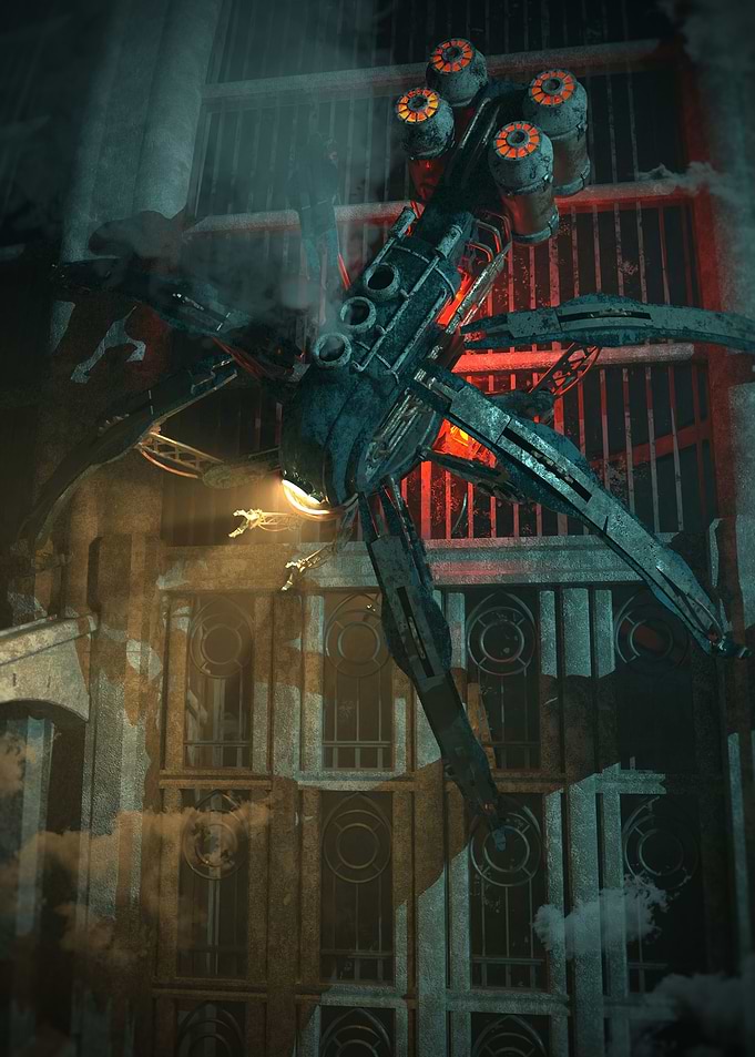 Steampowered Spider