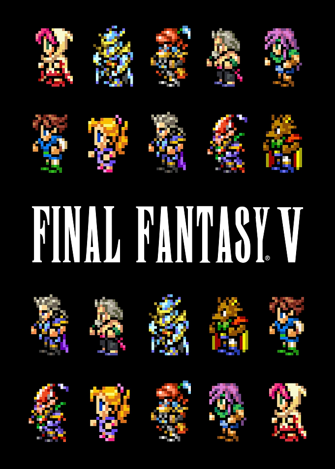 Final Fantasy V Pixel Art