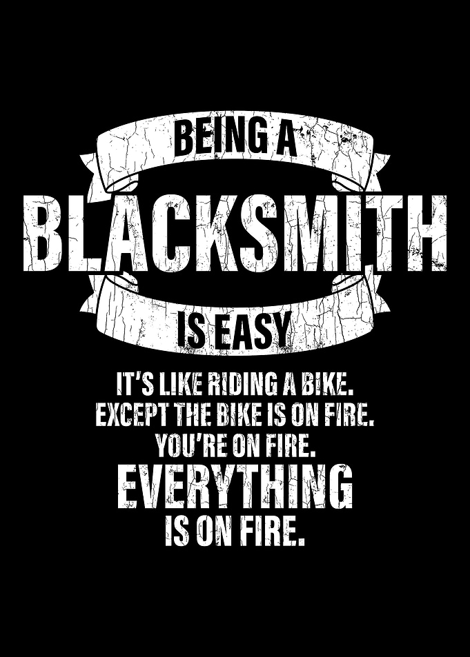 Funny Blacksmith Apparel B