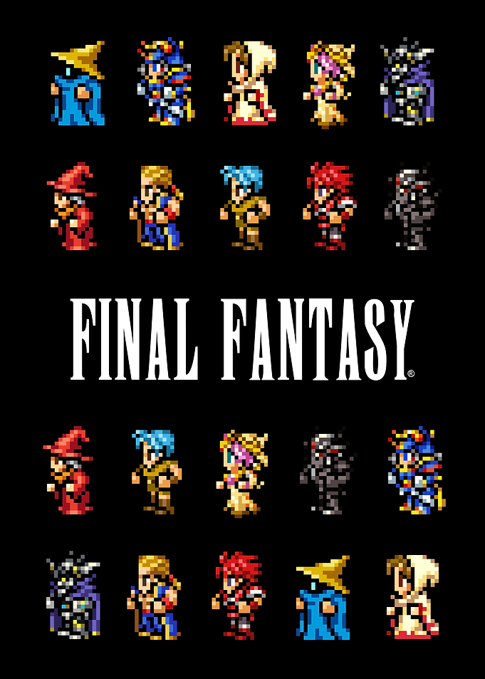 Final Fantasy I Pixel Art