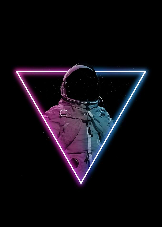Triangle Fantasy Astronaut