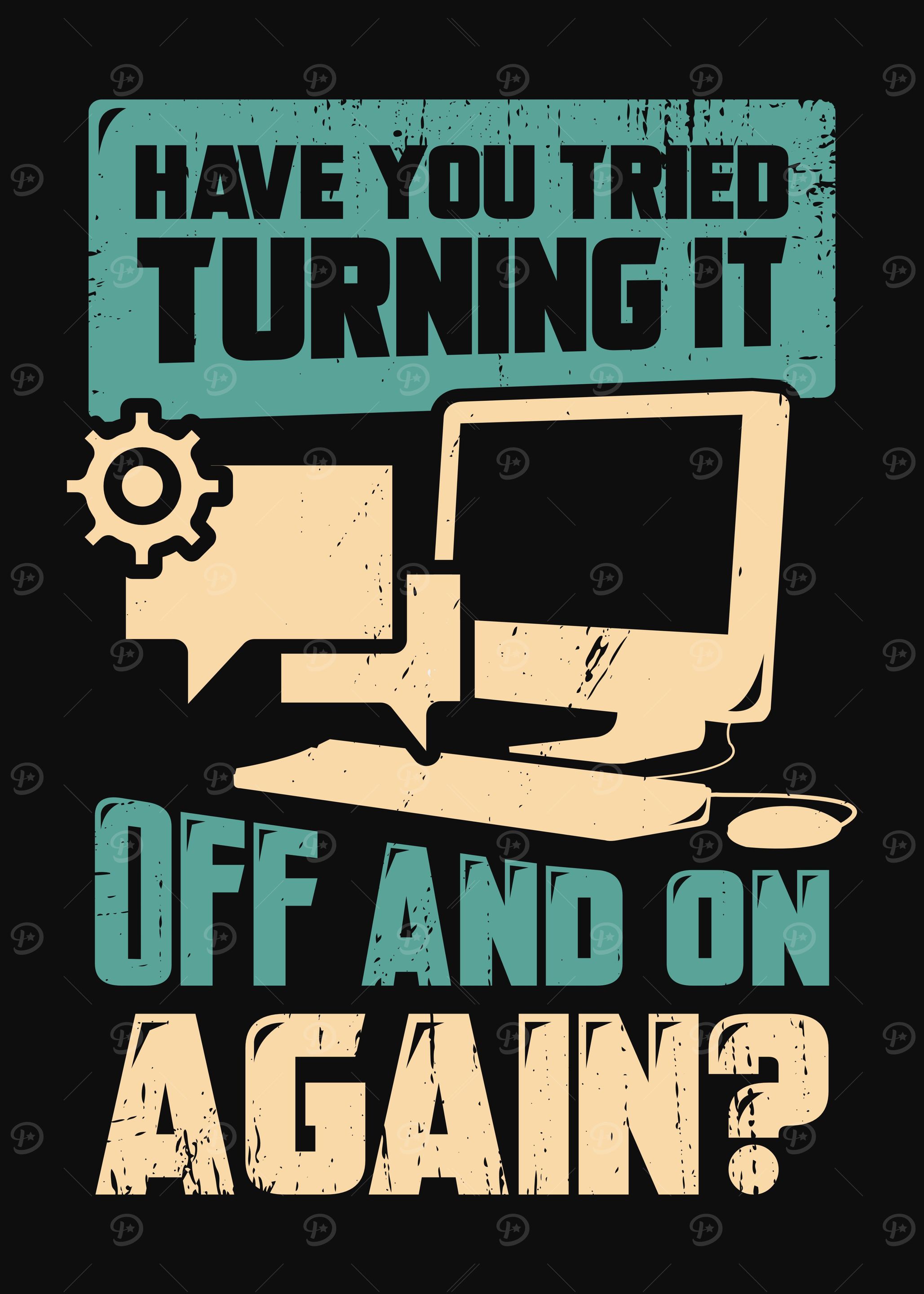 Funny Tech Support Design
