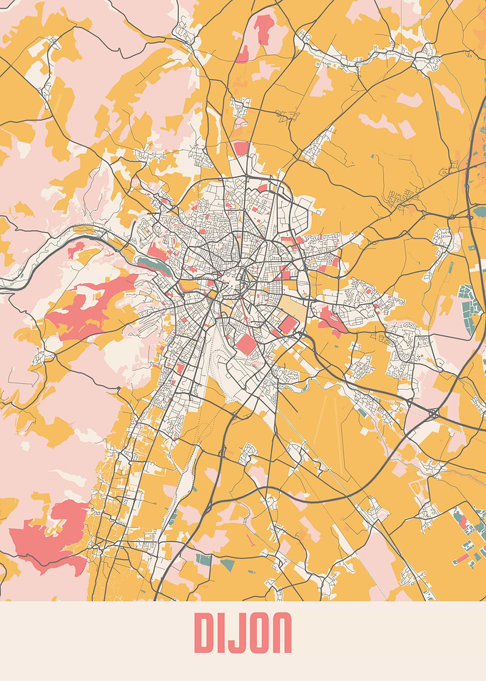 Dijon Chalk Map