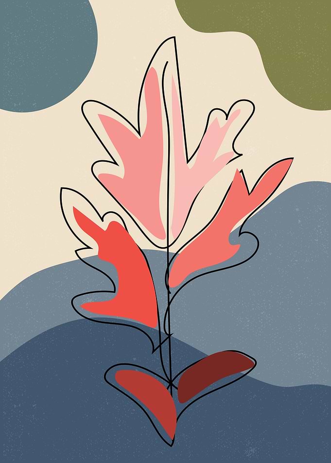 Modern Leaf Art