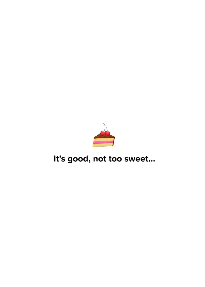 Not Too Sweet Cupcake